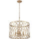 Arelyn 4 Light 18 inch Painted Modern Gold Indoor Pendant Ceiling Light